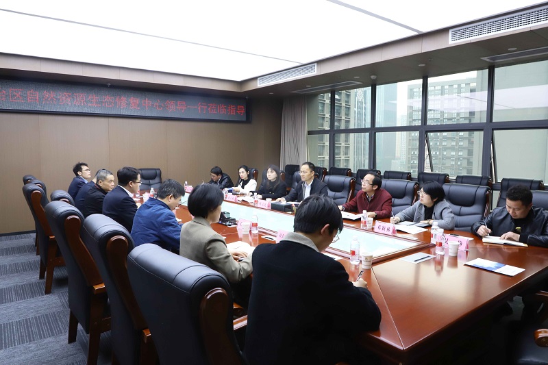 广西自然资源生态修复中心到广西尊龙凯时-人生就是搏!集团调研交流